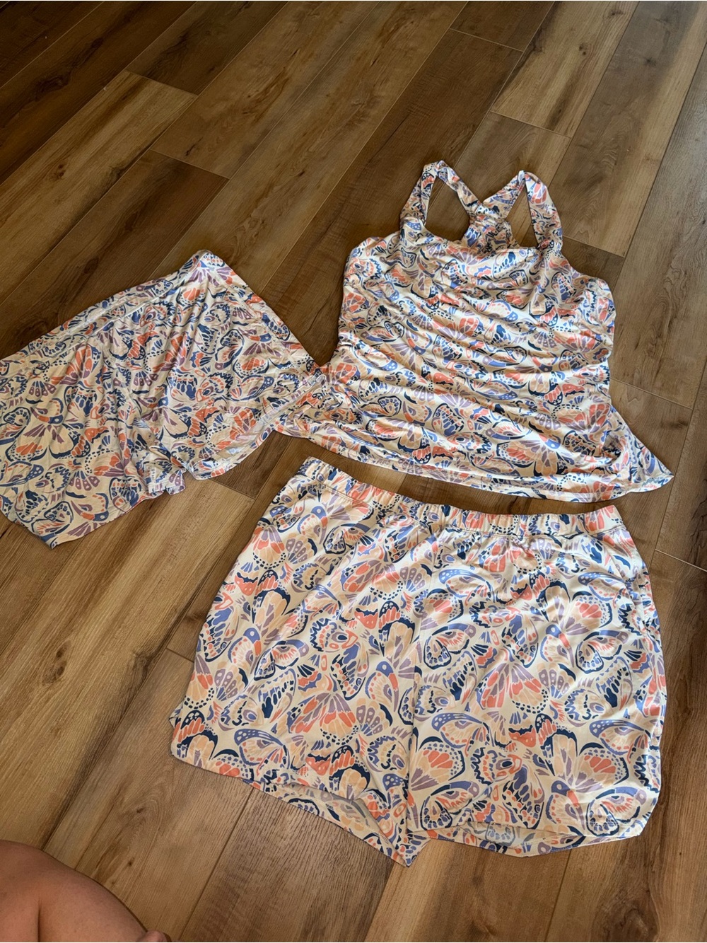 Duluth Trading Co 3 Piece Butterfly Sleep Set XL Oversized Pockets - Picture 6 of 6